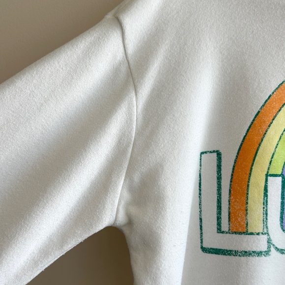 Grayson Threads Lucky Rainbow Graphic Cropped Sweatshirt, Size XS - Picture 7 of 16